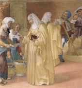 The miracle of the hl. Brigitta, Lorenzo Lotto